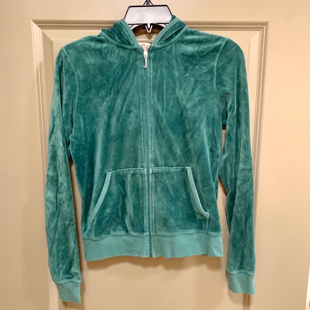 Juicy Couture Velour Zip Up Jacket